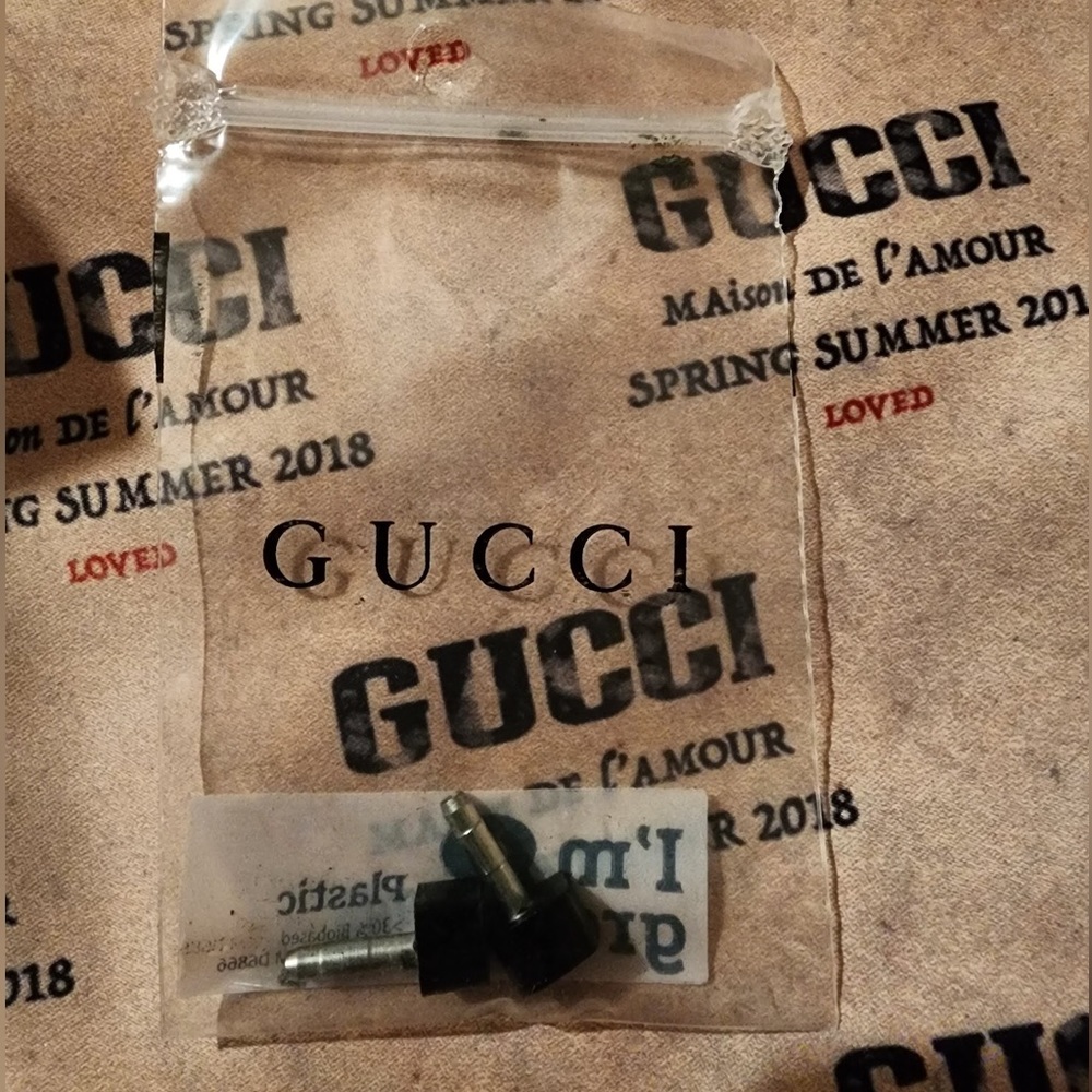 NIB Gucci Haines 105mm Sequin Sandal Heels 37 - Picture 16 of 16